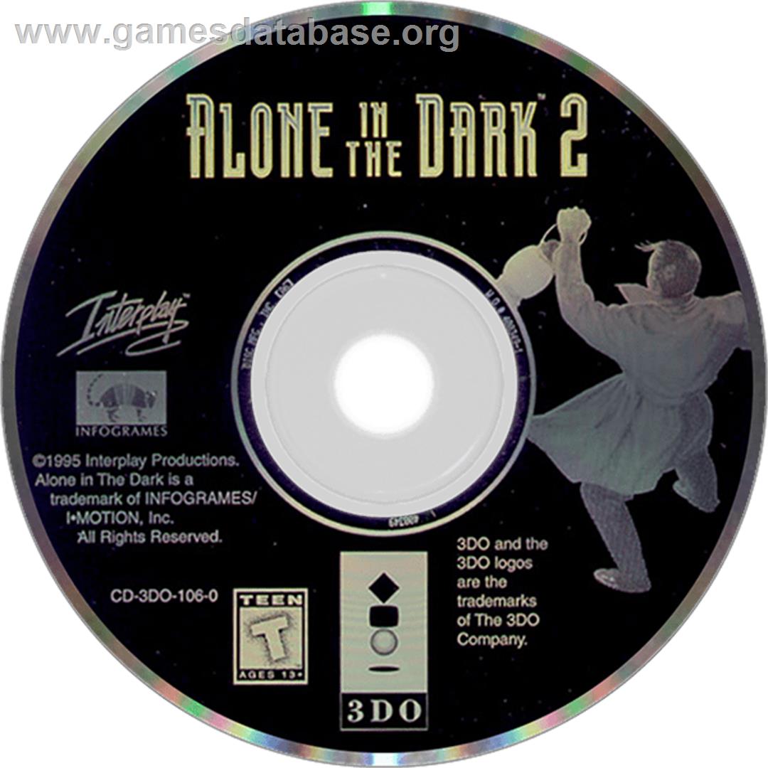 Alone in the Dark 2 - Panasonic 3DO - Artwork - Disc