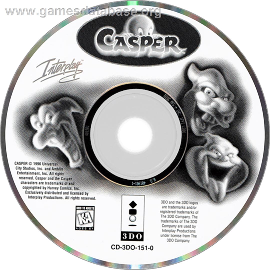 Casper - Panasonic 3DO - Artwork - Disc
