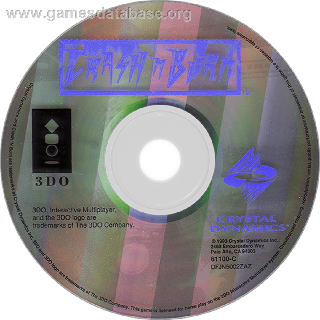 Crash 'n' Burn - Panasonic 3DO - Artwork - Disc