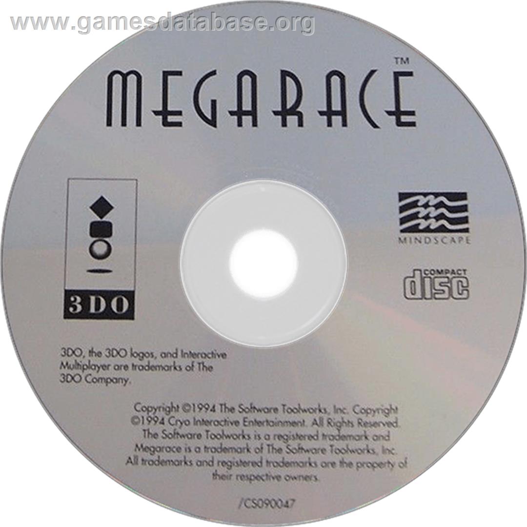 MegaRace - Panasonic 3DO - Artwork - Disc