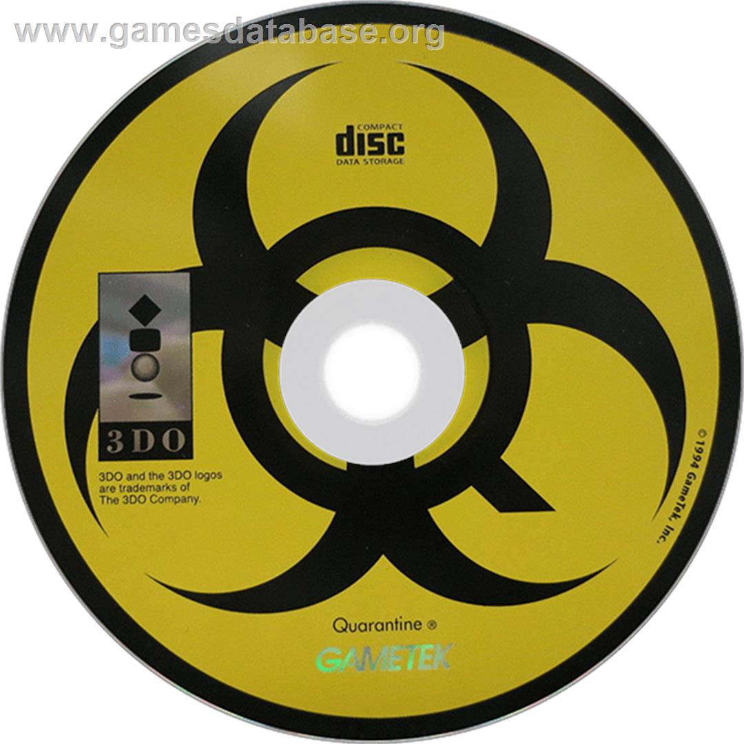 Quarantine - Panasonic 3DO - Artwork - Disc