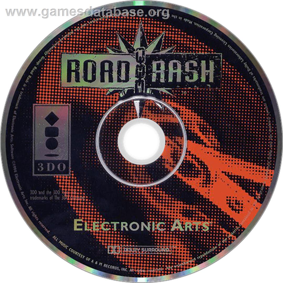 Road Rash - Panasonic 3DO - Artwork - Disc