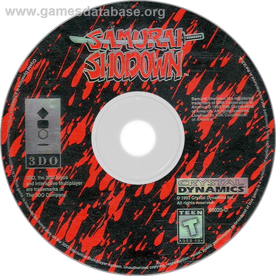 Samurai Shodown / Samurai Spirits - Panasonic 3DO - Artwork - Disc