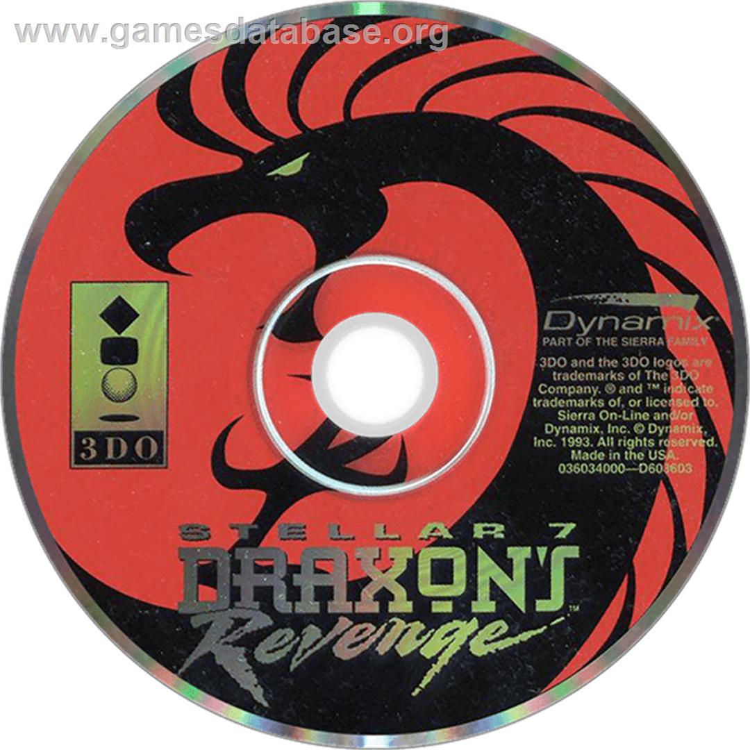 Stellar 7: Draxon's Revenge - Panasonic 3DO - Artwork - Disc