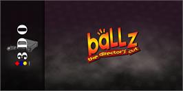 Arcade Cabinet Marquee for Ballz - The Director's Cut.