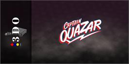 Arcade Cabinet Marquee for Captain Quazar.