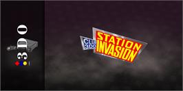 Arcade Cabinet Marquee for Club 3do - Station Invasion.