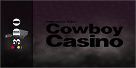 Arcade Cabinet Marquee for Cowboy Casino.