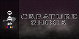 Arcade Cabinet Marquee for Creature Shock.