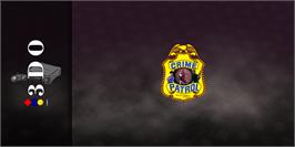 Arcade Cabinet Marquee for Crime Patrol.
