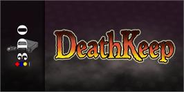 Arcade Cabinet Marquee for DeathKeep.