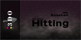 Arcade Cabinet Marquee for ESPN Baseball : Interactive Hitting.