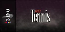 Arcade Cabinet Marquee for ESPN Let's Play Tennis with Tracy Austin.