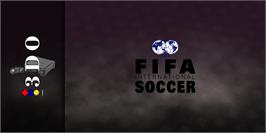 Arcade Cabinet Marquee for Fifa International Soccer.