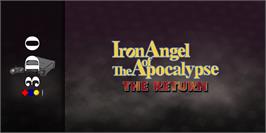 Arcade Cabinet Marquee for Iron Angel Of The Apocalypse - The Return.