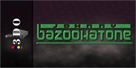 Arcade Cabinet Marquee for Johnny Bazookatone.