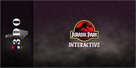 Arcade Cabinet Marquee for Jurassic Park Interactive.