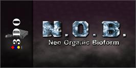 Arcade Cabinet Marquee for N.O.B. - Neo Organic Bioform.