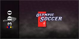 Arcade Cabinet Marquee for Olympic Soccer.