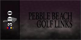 Arcade Cabinet Marquee for Pebble Beach Golf Links.