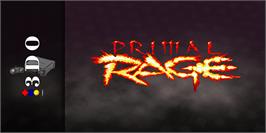 Arcade Cabinet Marquee for Primal Rage.