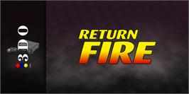 Arcade Cabinet Marquee for Return Fire.