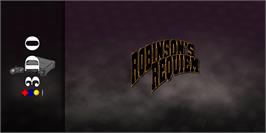 Arcade Cabinet Marquee for Robinson's Requiem.