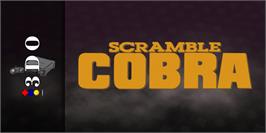 Arcade Cabinet Marquee for Scramble Cobra.