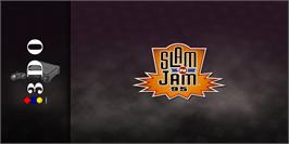Arcade Cabinet Marquee for Slam 'n Jam '95.