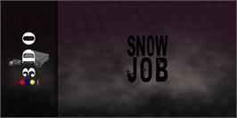Arcade Cabinet Marquee for Snow Job.