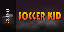 Arcade Cabinet Marquee for Soccer Kid.