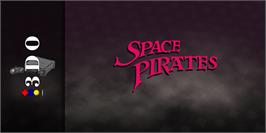 Arcade Cabinet Marquee for Space Pirates.