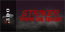 Arcade Cabinet Marquee for Striker - World Cup Special.