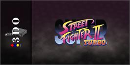 Arcade Cabinet Marquee for Super Street Fighter 2 Turbo.