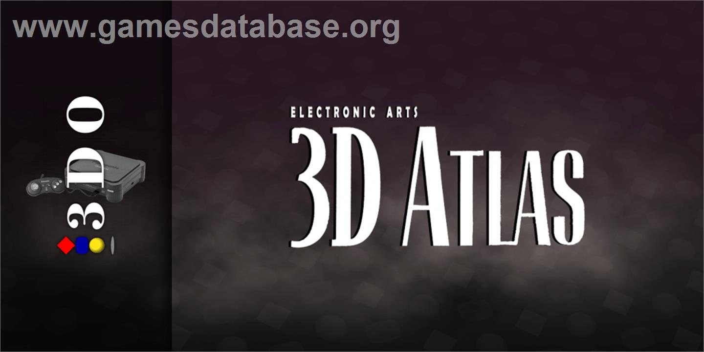3d Atlas - Panasonic 3DO - Artwork - Marquee