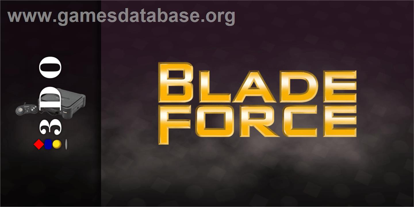Blade Force - Panasonic 3DO - Artwork - Marquee