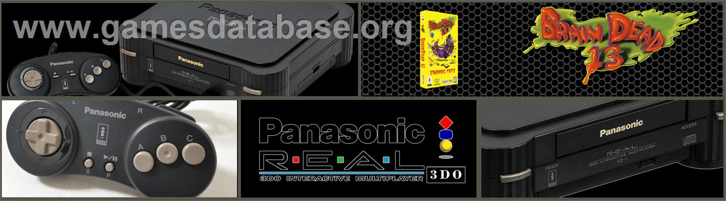 Brain Dead 13 - Panasonic 3DO - Artwork - Marquee