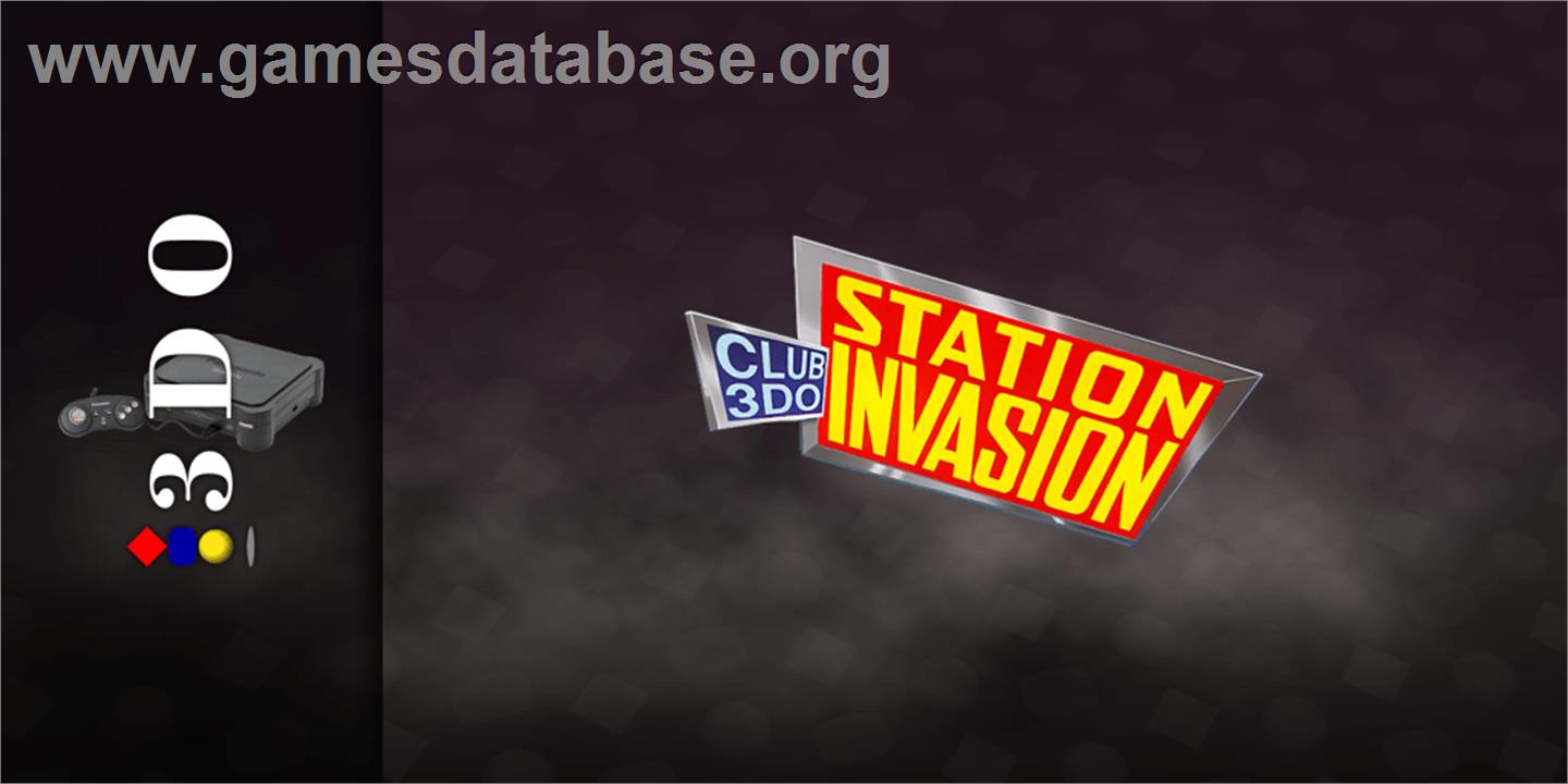 Club 3do - Station Invasion - Panasonic 3DO - Artwork - Marquee