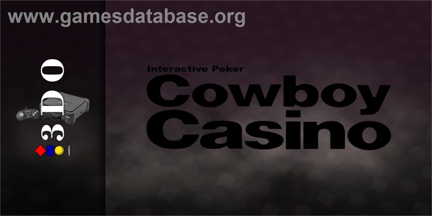 Cowboy Casino - Panasonic 3DO - Artwork - Marquee