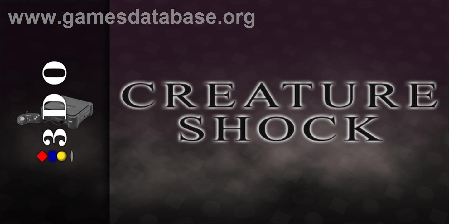 Creature Shock - Panasonic 3DO - Artwork - Marquee