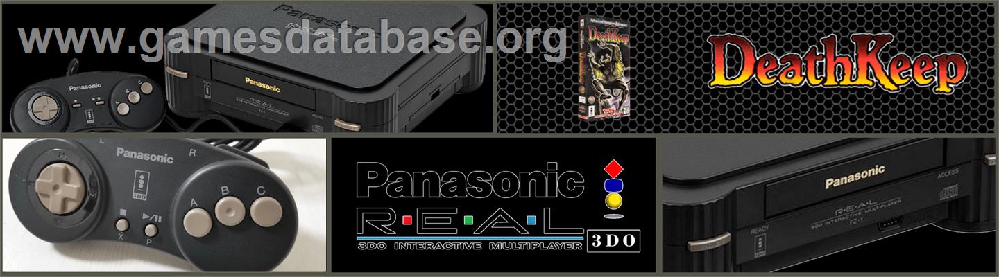 Deathkeep - Panasonic 3DO - Artwork - Marquee