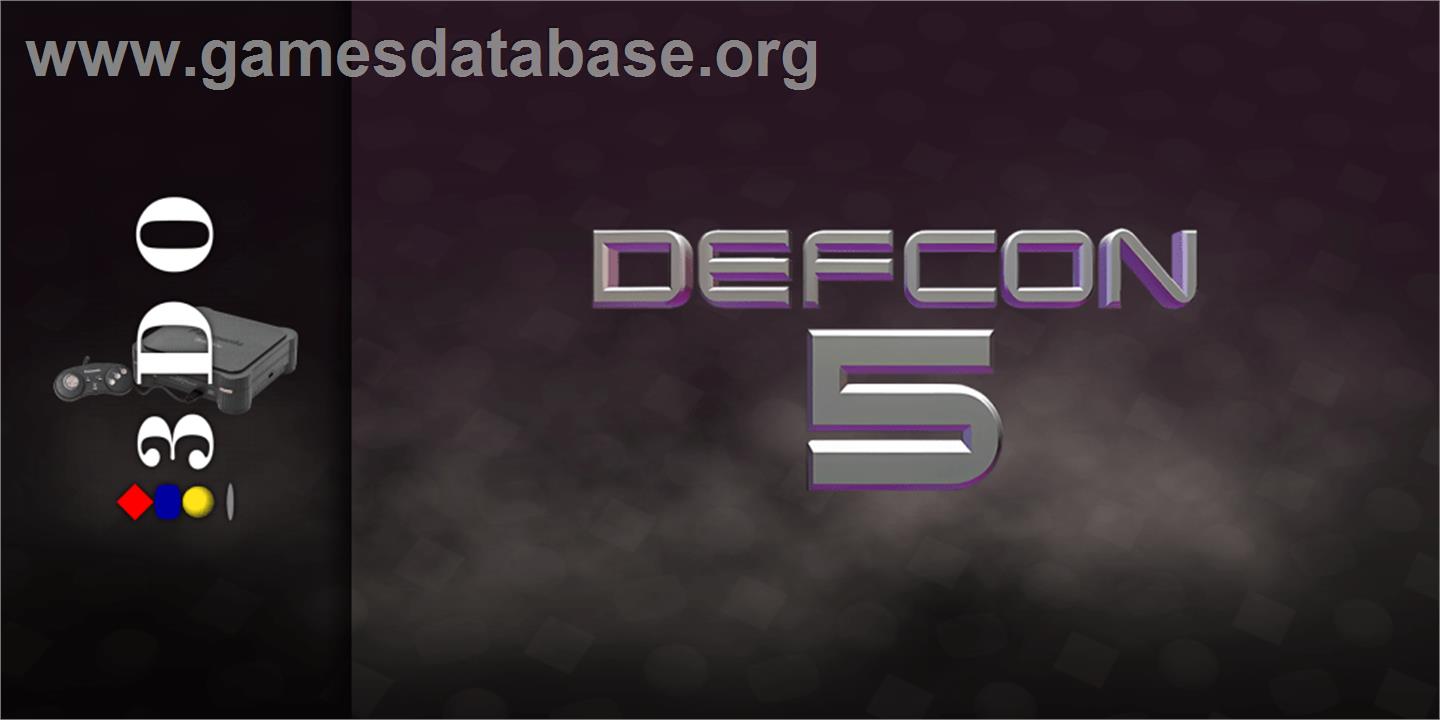 Defcon 5 - Panasonic 3DO - Artwork - Marquee