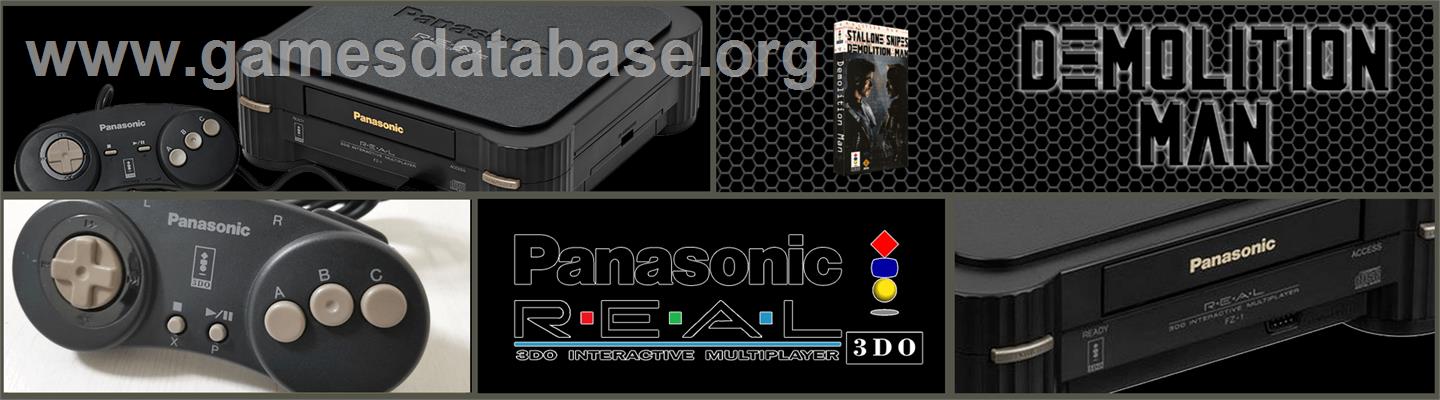 Demolition Man - Panasonic 3DO - Artwork - Marquee