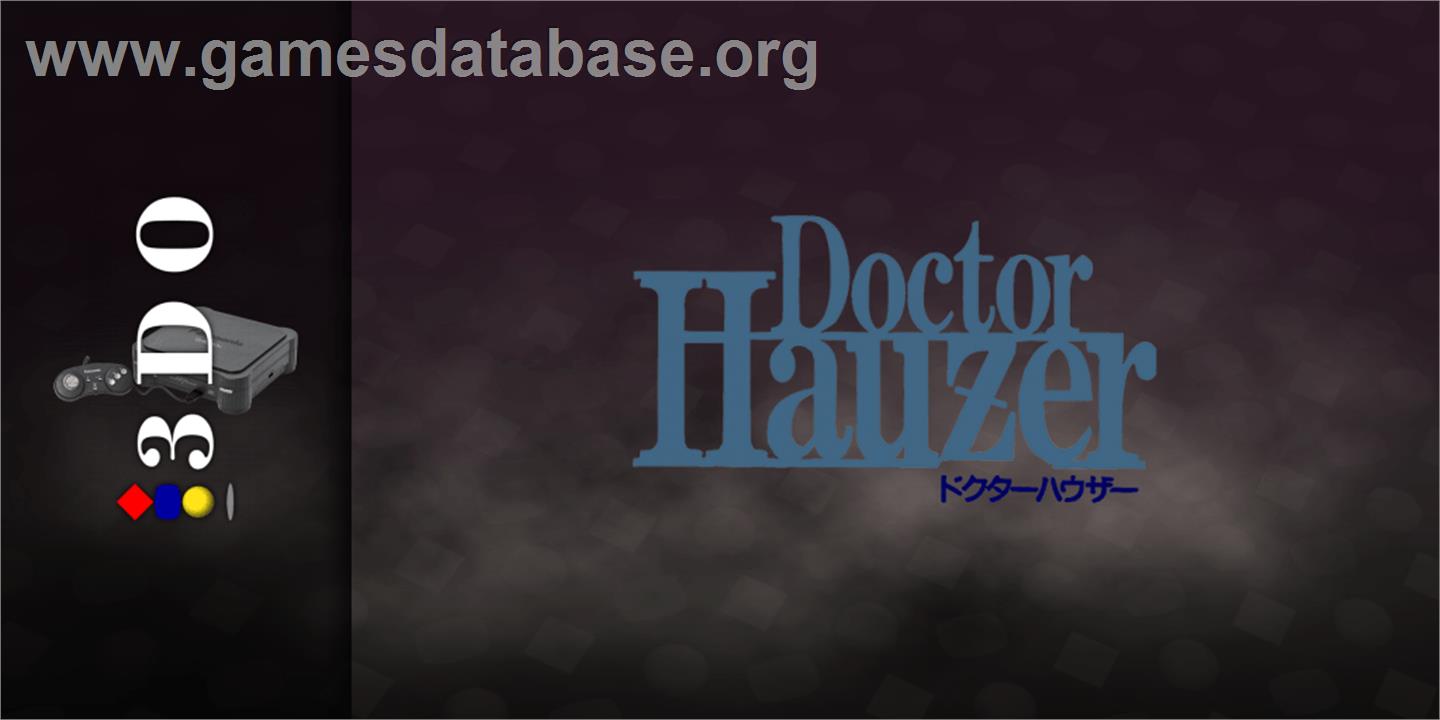 Doctor Hauzer - Panasonic 3DO - Artwork - Marquee