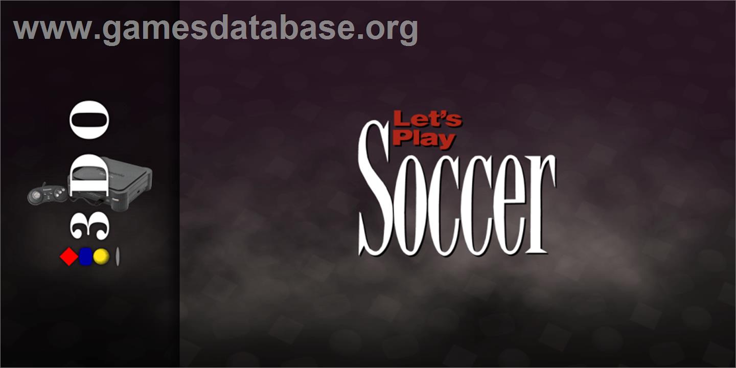ESPN Let's Play Soccer with John Harkes and Mia Hamm - Panasonic 3DO - Artwork - Marquee