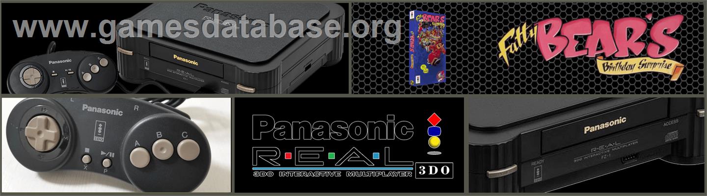 Fatty Bear's Birthday Surprise - Panasonic 3DO - Artwork - Marquee