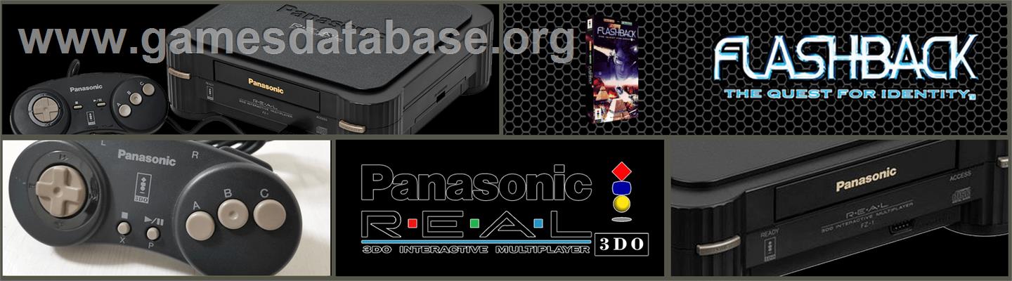 Flashback - Panasonic 3DO - Artwork - Marquee