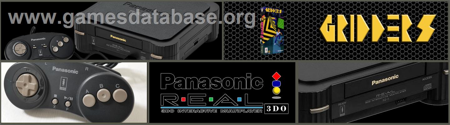 Gridders - Panasonic 3DO - Artwork - Marquee