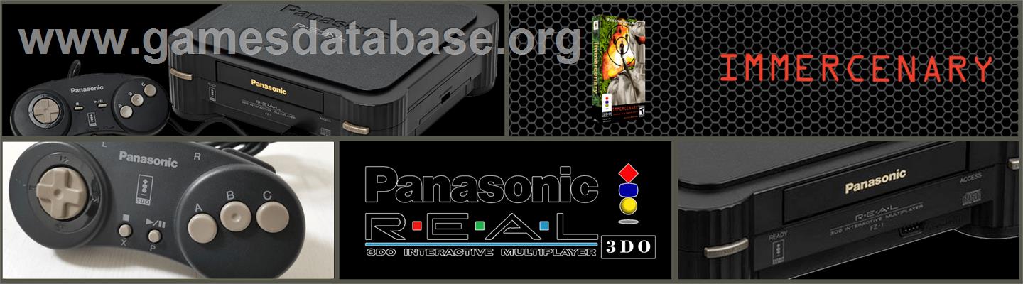 Immercenary - Panasonic 3DO - Artwork - Marquee