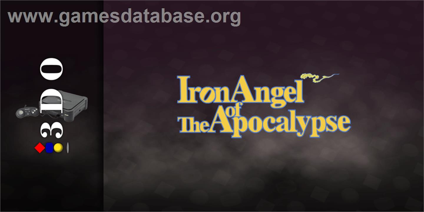 Iron Angel Of The Apocalypse - Panasonic 3DO - Artwork - Marquee